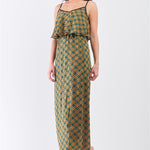 Dora Multi Printed Maxi Dress