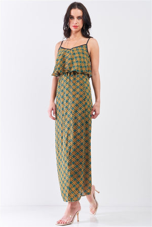 Dora Multi Printed Maxi Dress