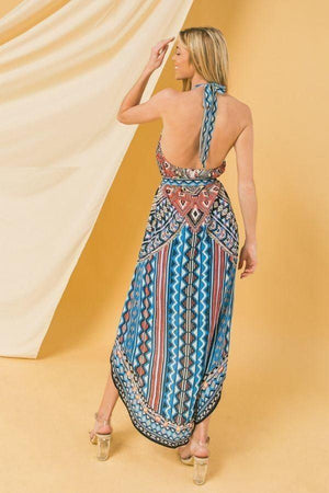 Desi Design Printed Maxi Dress