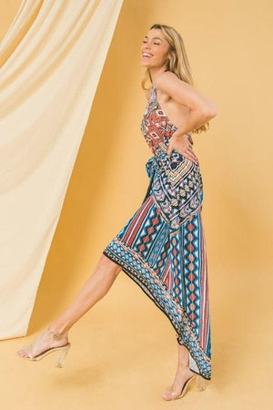 Desi Design Printed Maxi Dress