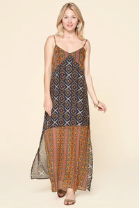 Print It All Chiffon Maxi Dress