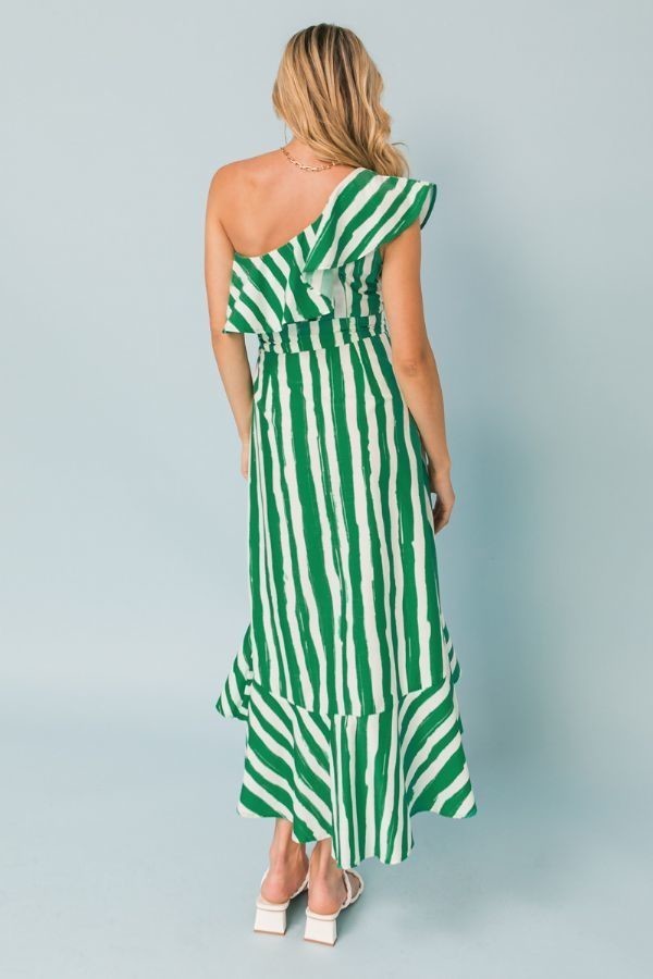 Zig-Zag Wrap Dress