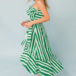 Zig-Zag Wrap Dress