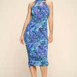 Malika Multi-color Midi Dress