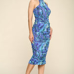 Malika Multi-color Midi Dress