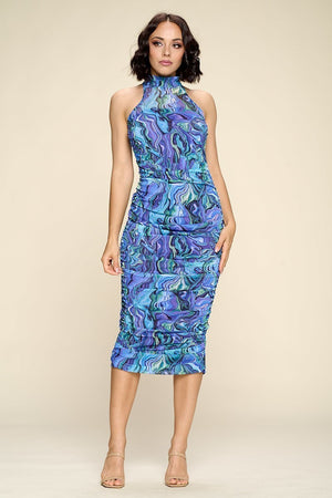 Malika Multi-color Midi Dress