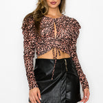 Lillian Long Sleeve Mesh Top